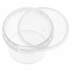 Coppette Plastico con Coperchio Inviolabile 120ml Ø6,9 (1000 Pezzi)