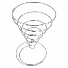 Cesti di presentazione Acciaio Ø130x230mm (6 Pezzi)