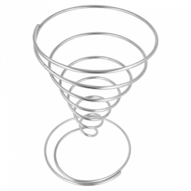 Cesti di presentazione Acciaio Ø105x155mm (6 Pezzi)