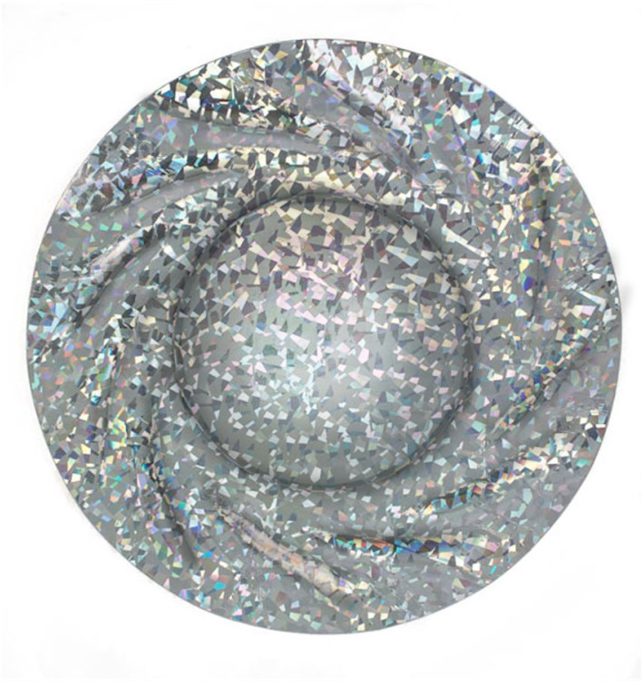 Piatto di Carta Tondo Argento Gaudi Acuario 350 mm (25 Pezzi) Piatto di Carta Tondo Argento Gaudi Acuario 350 mm (25 Pezzi)