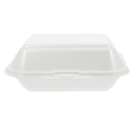 Contenitori Polistirolo Lunchbox Bianco 185x155x70mm (125 Pezzi)