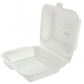 Contenitori Polistirolo Lunchbox Bianco 185x155x70mm (500 Pezzi)