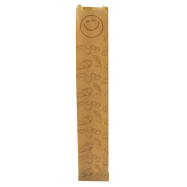 Sacchetto di Carta Kraft "Panes" 9+3x51cm (125 Pezzi)