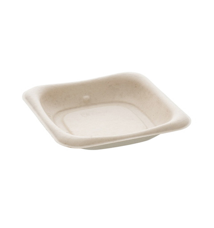 Contenitori Bio Canna da Zucchero 14x14cm (50 Pezzi) Contenitori Bio Canna da Zucchero 14x14cm (50 Pezzi)