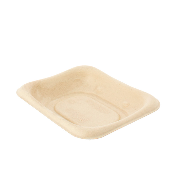 Contenitori Bio Canna da Zucchero 14x11cm (50 Pezzi) Contenitori Bio Canna da Zucchero 14x11cm (50 Pezzi)