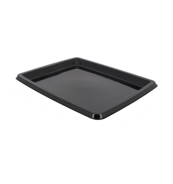 Vassoio Plastica Rettang. Nero 316x265x20mm (25 Pezzi) Vassoio Plastica Rettang. Nero 316x265x20mm (25 Pezzi)