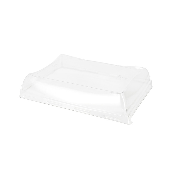 Coperchio Plastica Trasparente Vassoio 12x16cm (50 Pezzi) Coperchio Plastica Trasparente Vassoio 12x16cm (50 Pezzi)