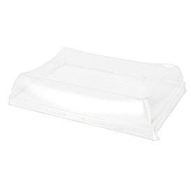 Coperchio Plastica Trasparente Vassoio 12x16cm (300 Pezzi)