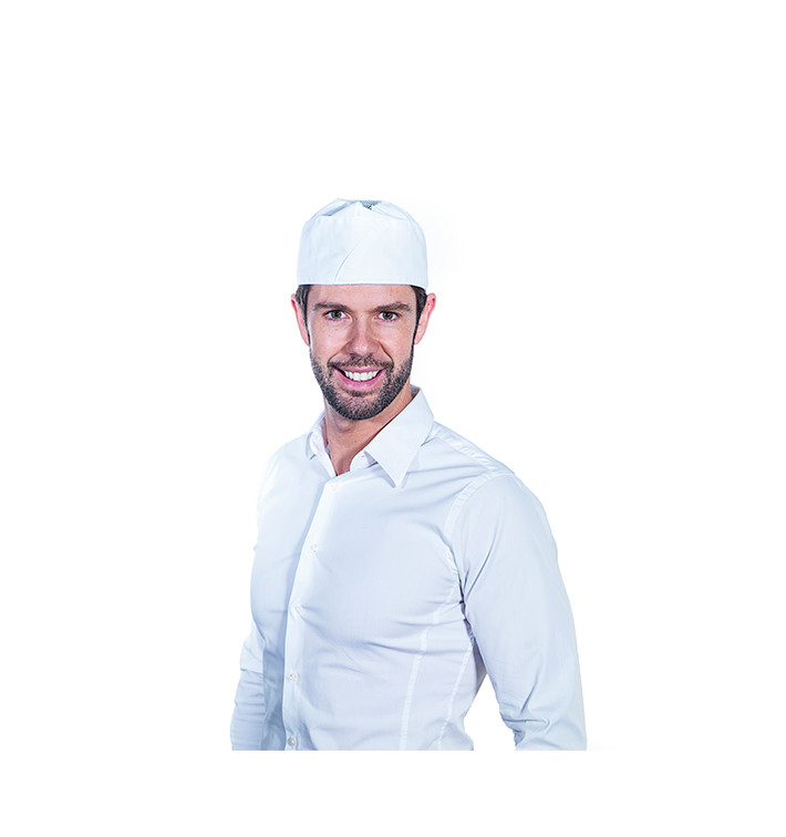 Cappello Cuoco Retina Cotone Bianco (1 Pezzi) Cappello Cuoco Retina Cotone Bianco (1 Pezzi)