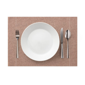 Tovaglietta Individuale "Day Drap" Marrone 32x45cm (12 Pezzi)