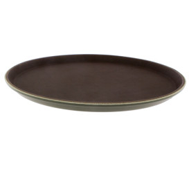 Vassoio PP Rotondo Antitrascinante Marrone Ø40,0cm (1 Pezzi)