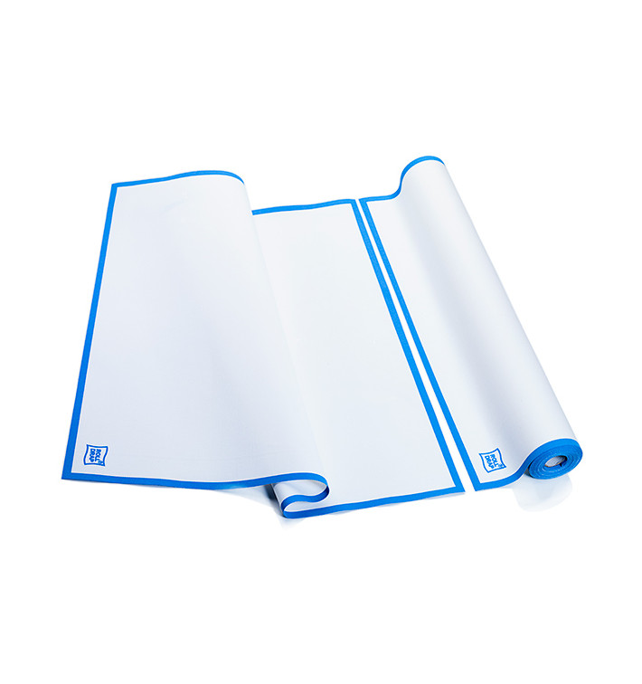 Panno in Rotolo "Roll Drap" Orlo Azzurro 52x80cm P80cm (160 Pezzi) Panno in Rotolo "Roll Drap" Orlo Azzurro 52x80cm P80cm (160 Pezzi)