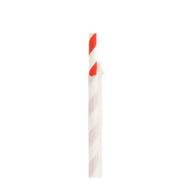 Cannuccia Flessible di Carta Insaccato Assortimento Ø6mm 23cm (6000 Pezzi)