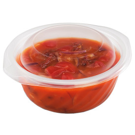Contenitori Tondo PP Traslucido 400ml Ø144mm (100 Pezzi)