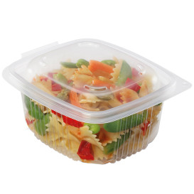 Contenitore Coperchio PP Transparente 750ml 142x123mm (600 Pezzi)