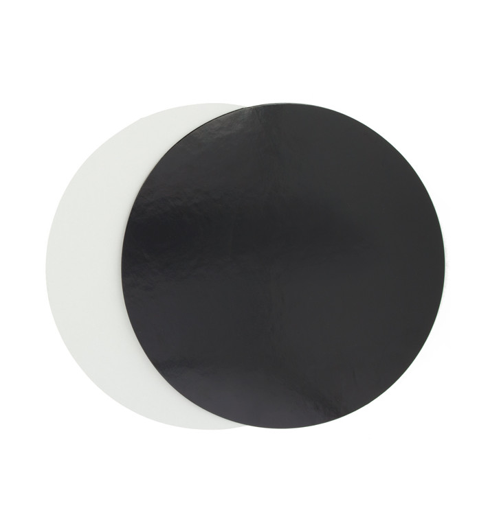 Disco di Carta Nero e Bianco 170 mm (100 Pezzi) Disco di Carta Nero e Bianco 170 mm (100 Pezzi)