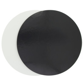 Disco di Carta Nero e Bianco 170 mm (500 Pezzi)