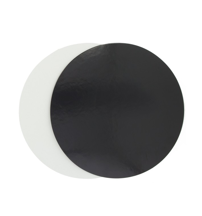Disco di Carta Nero e Bianco 290 mm (200 Pezzi)