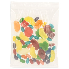 Sacchetti in PE Chiusura Zip e Tasca 16x22+20cm G200 (100 Pezzi)