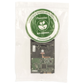Sacchetti in PE Chiusura Zip e Tasca 23x32+26cm G200 (100 Pezzi)