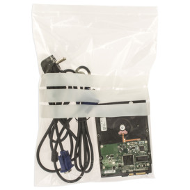 Sacchetti con Chiusura Zip e Bande 25x35cm G-160 (100 Pezzi)