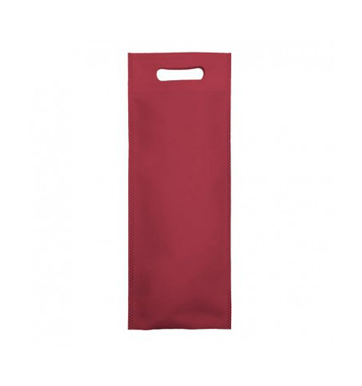 Sacchetto Non Tessuto per Bottiglia Bordò 17+10x40cm (25 Pezzi) Sacchetto Non Tessuto per Bottiglia Bordò 17+10x40cm (25 Pezzi)