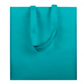 Sacchetto TNT Manico Lungo Acquamarine 38x42cm (25 Pezzi)