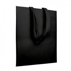 Sacchetto TNT Manico Lungo Nero 38x42cm (200 Pezzi)