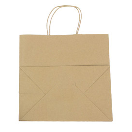 Buste Shopper in Carta Marrone 100g 30+18x29cm (200 Pezzi)