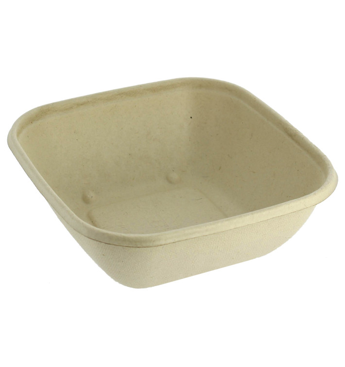 Ciotola Canna da Zucchero PLA 750ml 17x17x5cm (300 Pezzi) Ciotola Canna da Zucchero PLA 750ml 17x17x5cm (300 Pezzi)