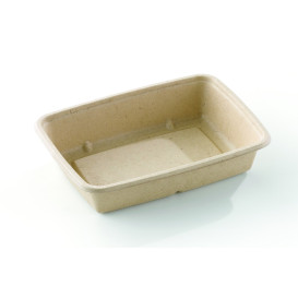 Contenitori Canna da Zucchero PLA 950ml 23x16,5x5cm (75 Pezzi)