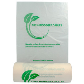 Rotoli sacchetti plastica Bio senza manici 30x40cm (3000 Pezzi)