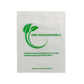 Sacchetti Plastica 100% Biodegradabile 16x24cm (100 Pezzi)