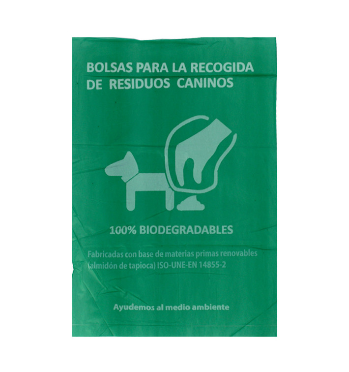 Sacchetto per escrementi per cani 100% bio 18x26cm (100 Pezzi) Sacchetto per escrementi per cani 100% bio 18x26cm (100 Pezzi)