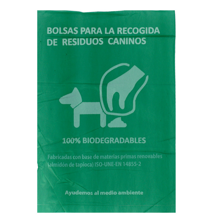 Sacchetto per escrementi per cani 100% bio 20x33cm (100 Pezzi) Sacchetto per escrementi per cani 100% bio 20x33cm (100 Pezzi)