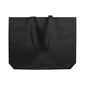 Sacchetto TNT Manico Lungo Nero 48+10x35cm (25 Pezzi)