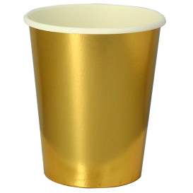 Bicchiere di Carta 9Oz/240ml Oro "Party" (300 Pezzi)