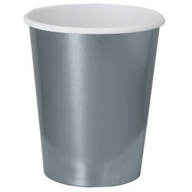 Bicchiere di Carta 9Oz/240ml Argento "Party" (10 Pezzi)