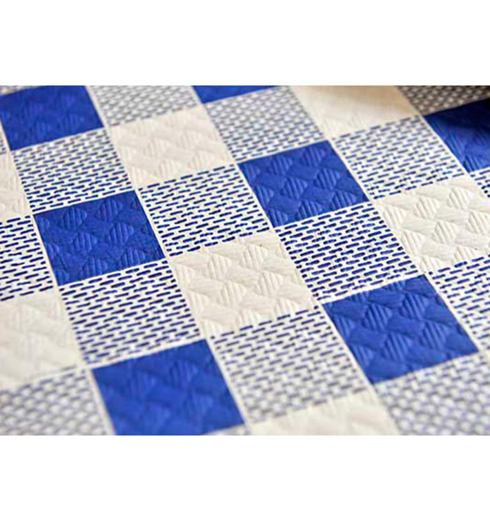 Tovaglia di Carta Taglio 1,2x1,2m "Quadro Blues" 40g (300 Pezzi) Tovaglia di Carta Taglio 1,2x1,2m "Quadro Blues" 40g (300 Pezzi)