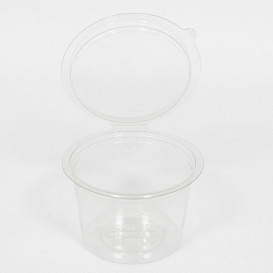 Contenitore Tondo Coperchio APET Transparente 80ml Ø70mm (50 Pezzi)