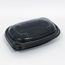 Contenitori Rettangolare PP Nero 400ml 190x140x32mm (480 Pezzi)