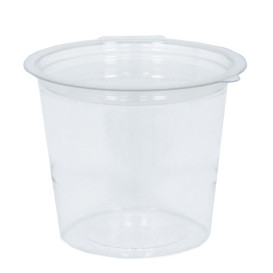 Contenitore Tondo Coperchio APET Transparente 125ml Ø70mm (81 Pezzi)