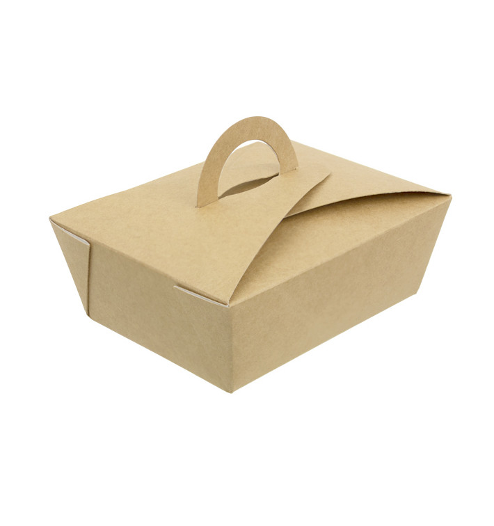Contenitore di Cibo "Doggy Bag" Kraft 12x9x5cm (350 Pezzi) Contenitore di Cibo "Doggy Bag" Kraft 12x9x5cm (350 Pezzi)