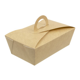 Contenitore di Cibo "Doggy Bag" Kraft 16x9,5x6cm (25 Pezzi)