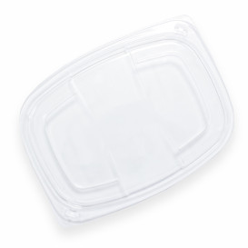 Coperchio OPS Transparente Contenitori 1050/1250ml 255x189x20mm (320 Pezzi)
