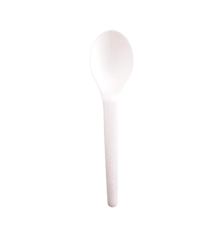 Cucchiaini in Amido di Mais CPLA Bianco 12 cm (2000 Pezzi) Cucchiaini in Amido di Mais CPLA Bianco 12 cm (2000 Pezzi)