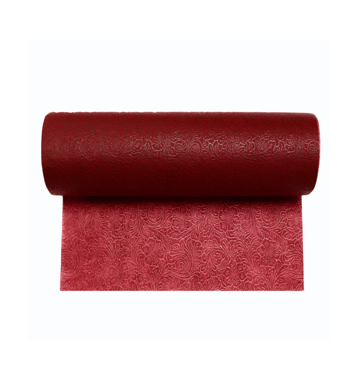 Tovaglia Rotolo Non Tessuto PLUS Bordò 0,4x50m P30cm (1 Pezzo) Tovaglia Rotolo Non Tessuto PLUS Bordò 0,4x50m P30cm (1 Pezzo)