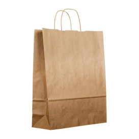 Buste Shopper in Carta 100g 25+11x31cm (200 Pezzi)