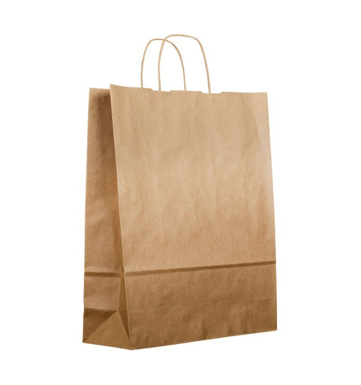 Buste Shopper in Carta 100g 25+11x31cm (200 Pezzi) Buste Shopper in Carta 100g 25+11x31cm (200 Pezzi)