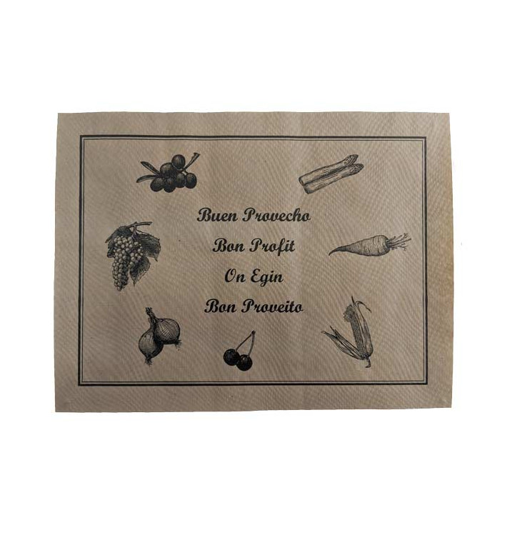 Tovaglietta di Carta 30x40cm Rustico 40g (1.000 Pezzi) Tovaglietta di Carta 30x40cm Rustico 40g (1.000 Pezzi)